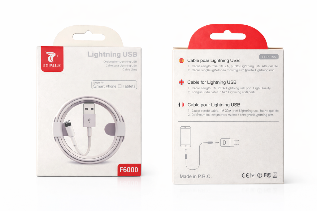 Câble chargeur 1m téléphone iPhone / iPad USB | Lightning qualité supérieur