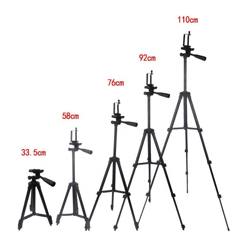 Trépied noir 3120 réglable 110 cm