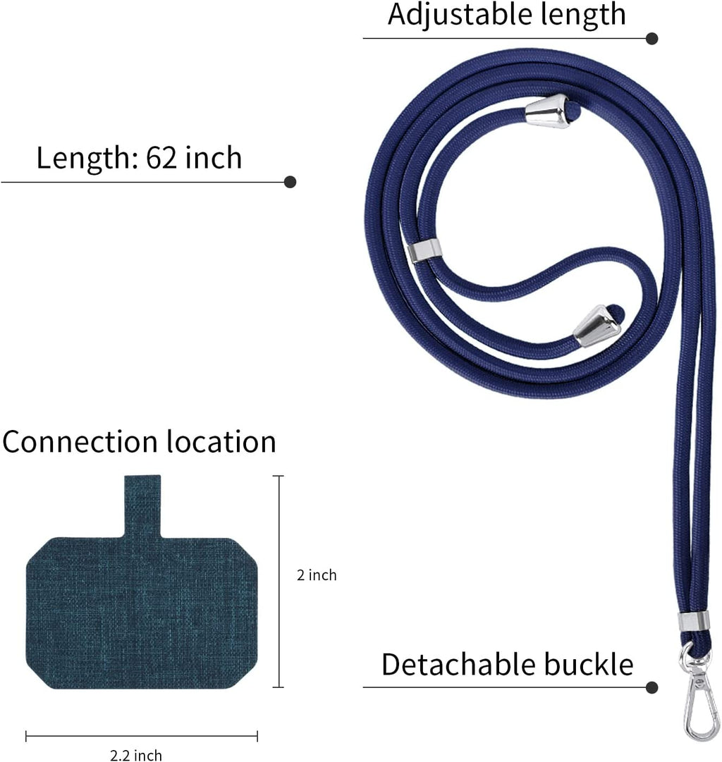 Lanière sangle Cordon Tour de Cou Universel pour téléphone – Mains Libres et Anti-Chute iPhone | Samsung