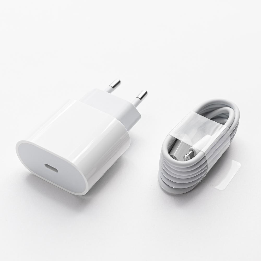 Chargeur pour Apple iPhone rapide 20W 3A USB TYPE C + câble Lightning  1m