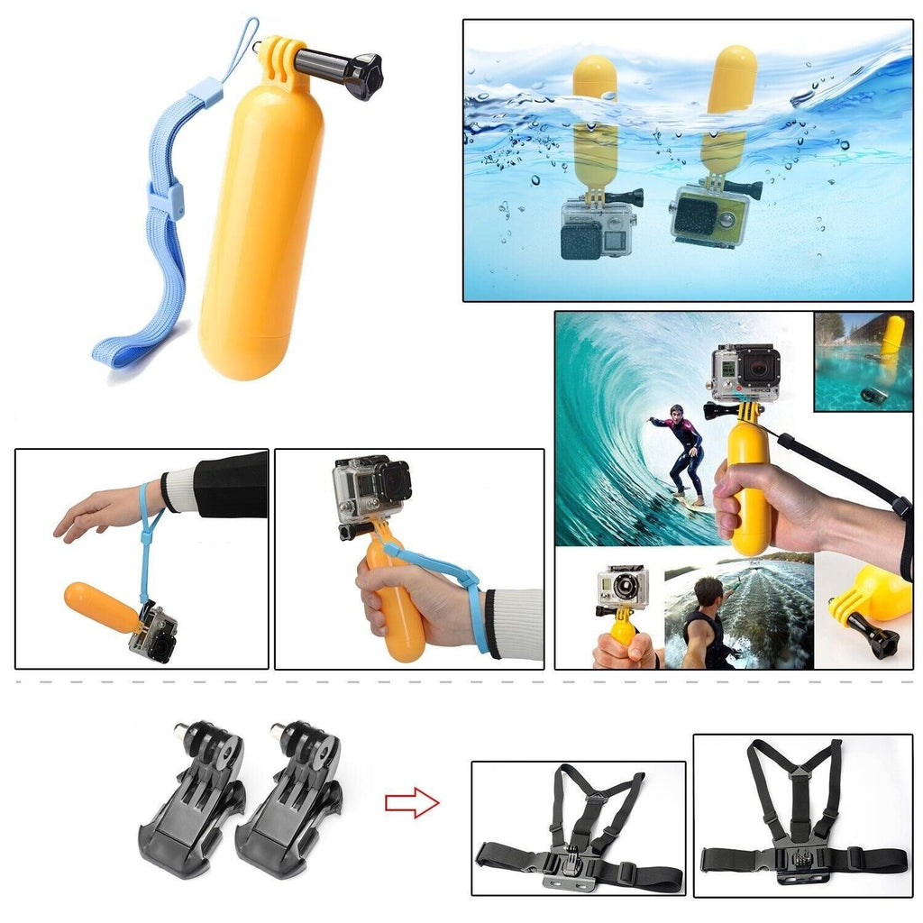 Pack d'accessoires pour caméra GoPro 12en1