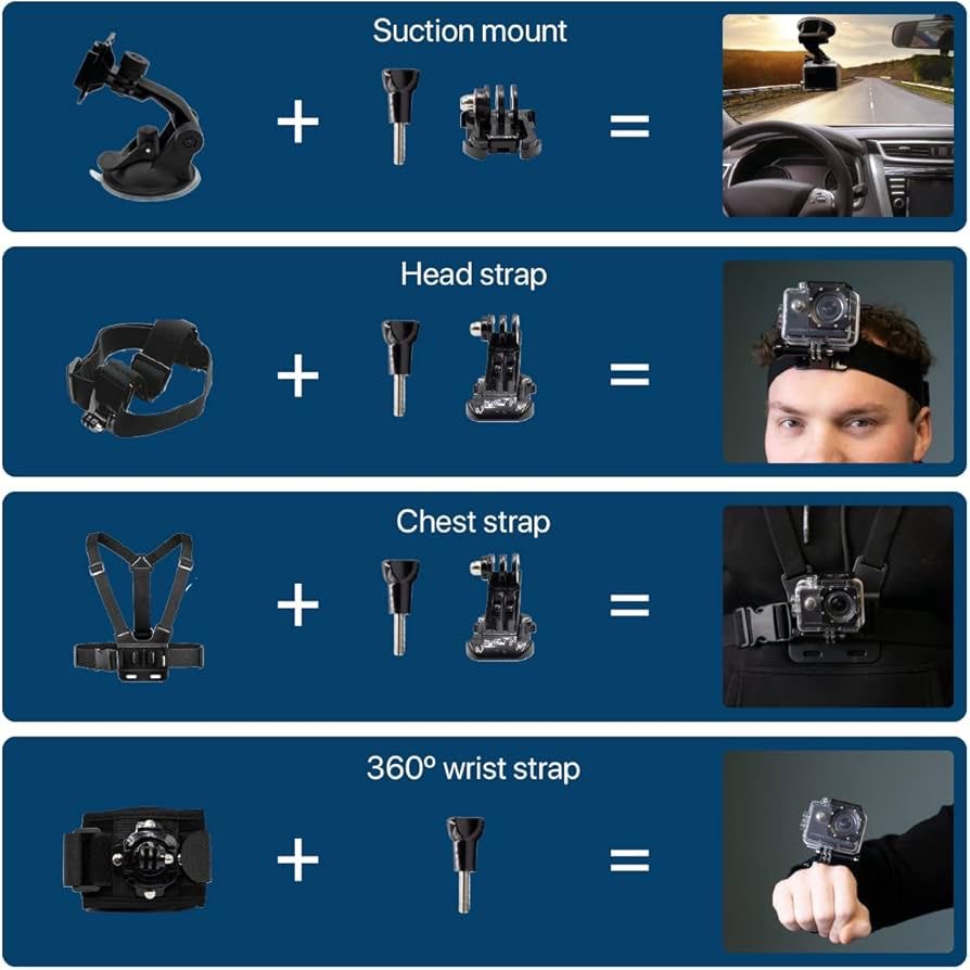 Pack d'accessoires pour caméra GoPro 50en1